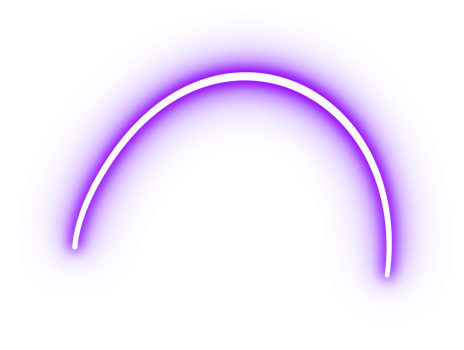 Effect Glowing Neon Curved Line png