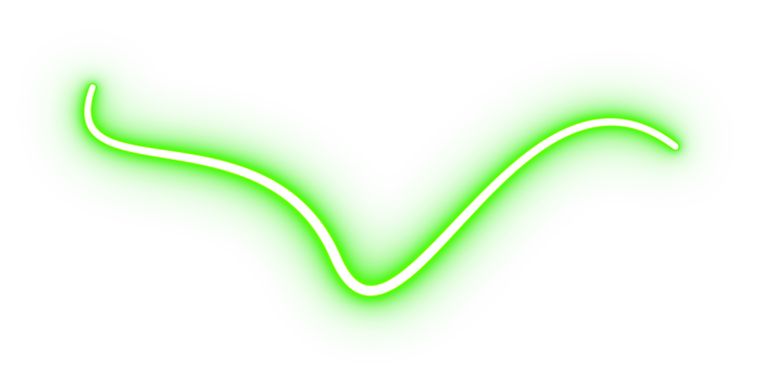 Flash Glowing Neon Curved Line png