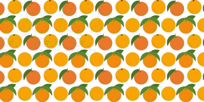 seamless pattern orange fruit texture wallpaper design vector