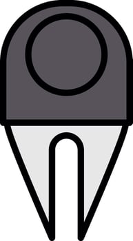 Divot Vector Icon Design