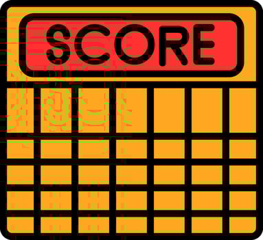 Score Vector Icon Design