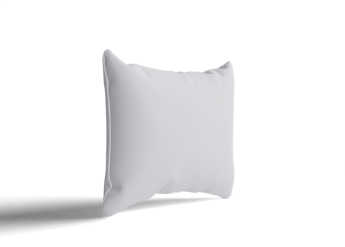 Square pillow mockup png