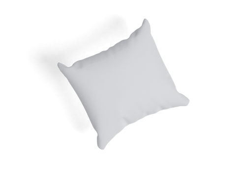 Square pillow mockup png
