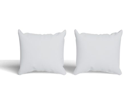 Square pillow mockup png