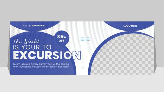 Social media cover banner design and web banner template Pro Vector