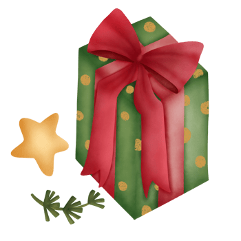 Cute Christmas ornament png