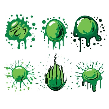 green splash vector