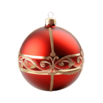 Christmas ball isolated. Illustration png