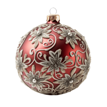 Christmas ball isolated. Illustration png
