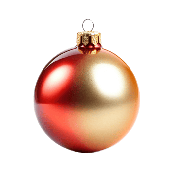 Christmas ball isolated. Illustration png
