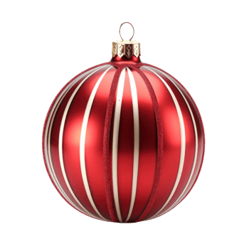 Christmas ball isolated. Illustration png