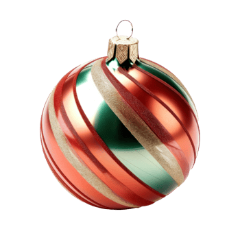 Christmas ball isolated. Illustration png