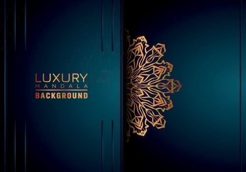 Luxury mandala background ornamental, arabesque style With Golden Arabesque Pattern Style. Decorative Mandala Ornament For Print, Brochure, Banner, Cover, Poster, Invitation Card vector