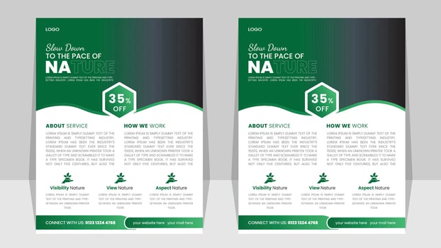 Business Flyer Template  Pro Vector