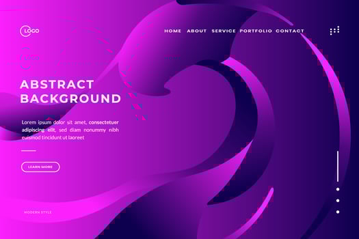 Abstract Background Wave Modern was created with a modern and minimalist aesthetic in mind. It's perfect for a landing page or web app, and would also make a great mobile app background vector