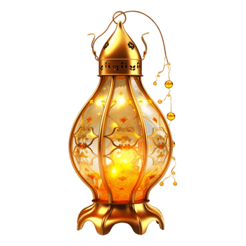 3d Ramadan Kareem Lamp. png
