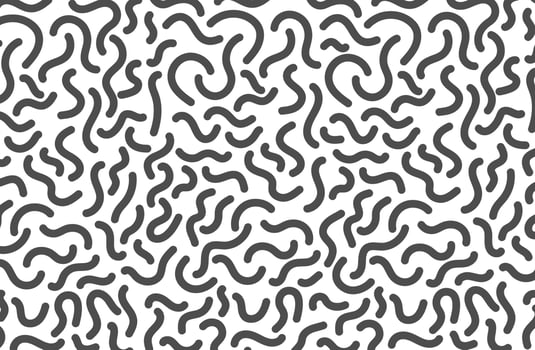 hand drawn lines seamless pattern background vector
