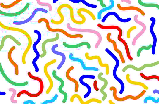 hand drawn lines seamless pattern background vector
