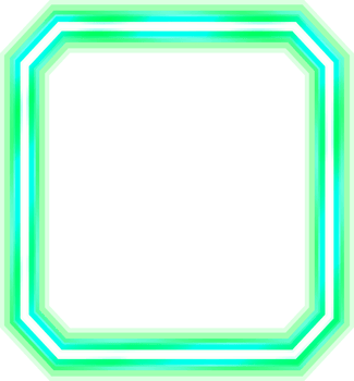 Abstract neon frame. Shining and glowing border. Copy space for your images, text, lettering, pictures, photos and designs. png