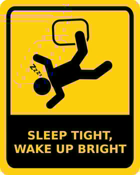 posters, stickers, signs of sleeping people vector