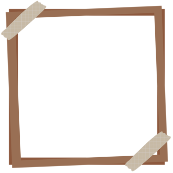 photo frames with color sticky note png