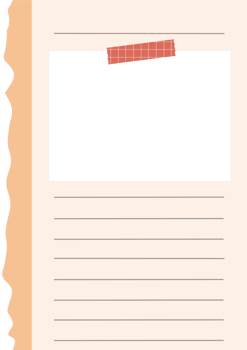 photo frames with color sticky note png