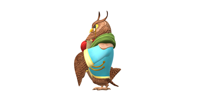 Owl isolated on a Transparent Background png