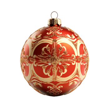 Christmas Ball Isolated on white background. Illustration png