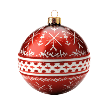 Christmas Ball Isolated on white background. Illustration png