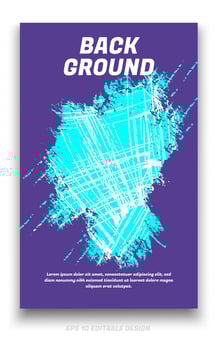 Abstract grunge background cover design with brush strokes concept. Design element for posters, magazines, book covers, brochure template, flyer, presentation. vector