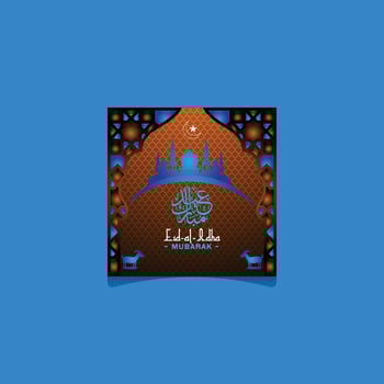 eid poster design vector