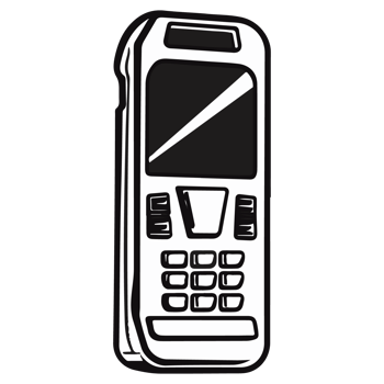 cute handphone icon png