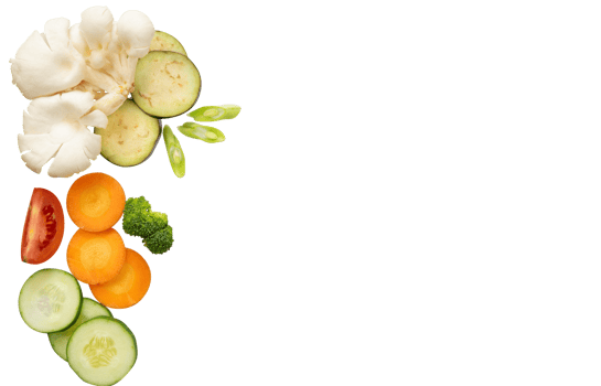 Raw food composition for banner copy space. Vegan healthy eating material png