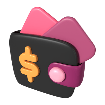 E Wallet 3D Illustration Icon png