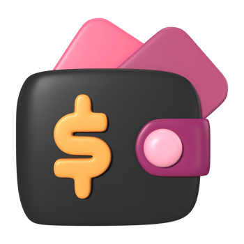 E Wallet 3D Illustration Icon png
