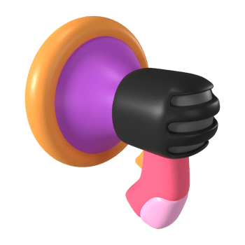 Promotion Speaker 3D Illustration Icon png