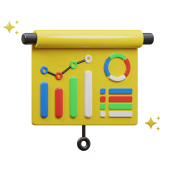 3D presentation icon illustration png