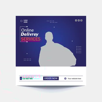 Express delivery service. Fast delivery 24 hours. Delivery in 30 minute. Banner vector for social media ads, web ads, business messages, discount flyers and big sale banners.