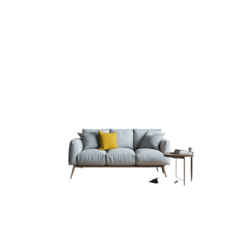 Modern and Stylish white Sofa Home Interior Mockup, Interior Design Inspiration for Living Room Furniture, Decor, and Room Decor, white sofa, White furniture png