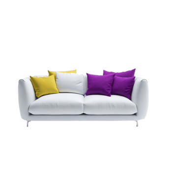 Modern and Stylish Sofa, Home Interior furniture, stylish sofa furniture isolated png