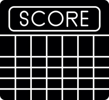 Score Vector Icon Design