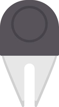 Divot Vector Icon Design
