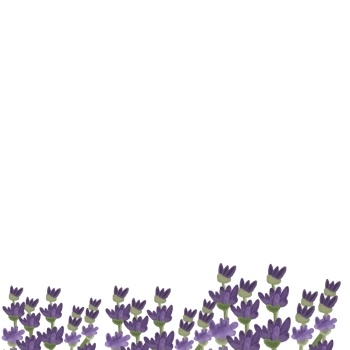 watercolor lavender flower wreath png