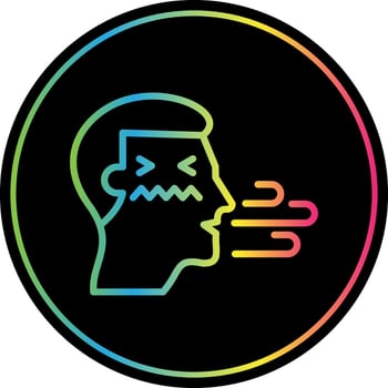 Bad breath Vector Icon Design