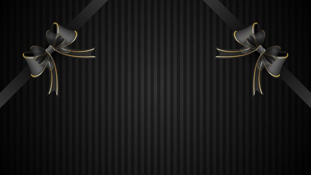 Abstract Background With Black Bow 2 vector