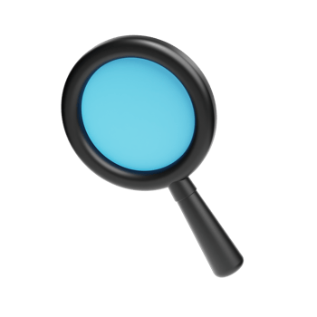 3d Magnifying Glass Icon png
