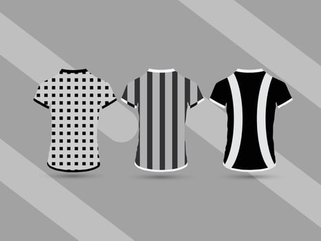 clothing design t shirt template vector