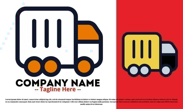 Free delivery logo design vector