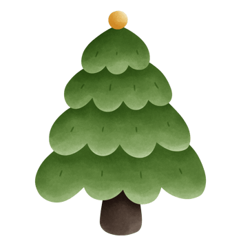 Simple cute tree png