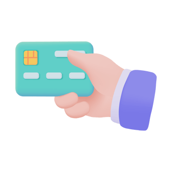 Hand holding a phone. online payment by credit card cashless society Scan QR code to pay online. 3D illustration. png